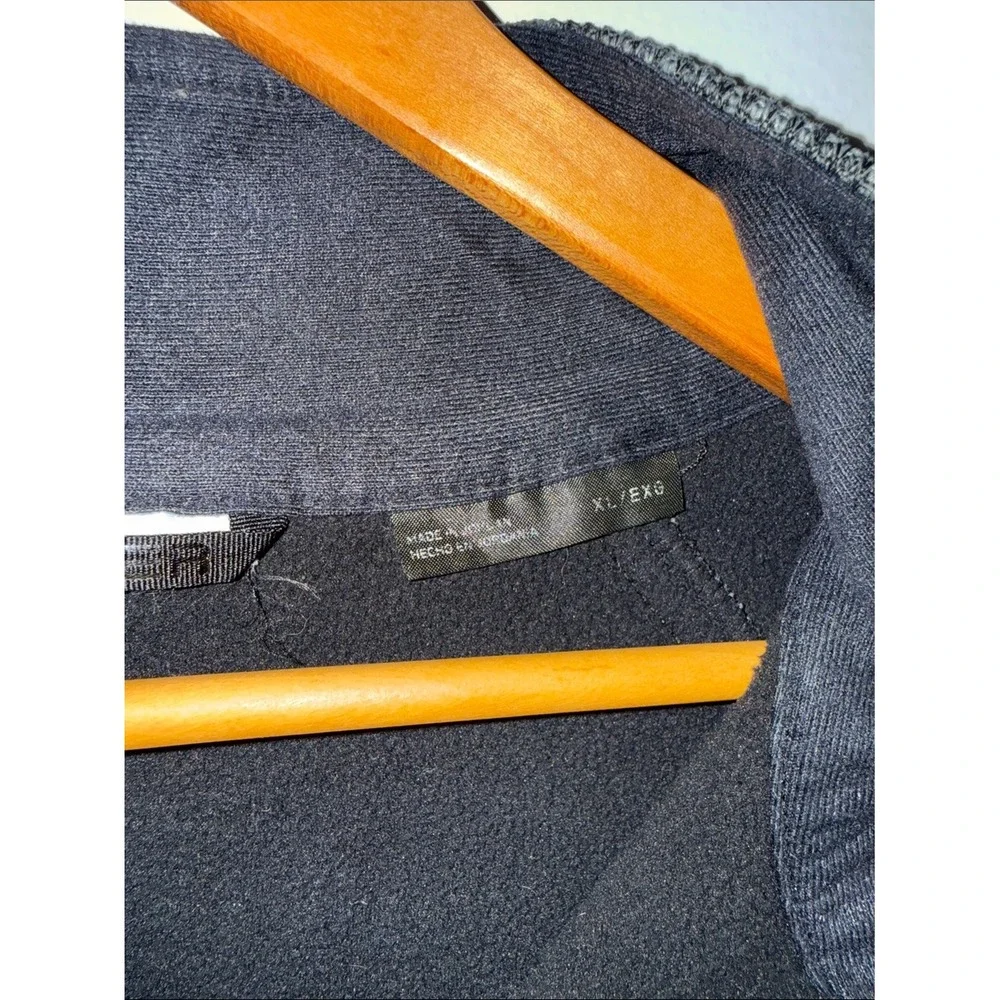 Spyder‎ Men's Outbound Quarter-Zip Midweight Core Sweater Fleece Gray Black-XL